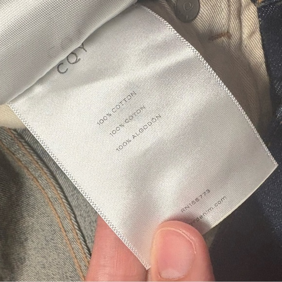 NWT CQY 100% Cotton Vintage Relaxed Denim Jeans Size 32 - Picture 4 of 5